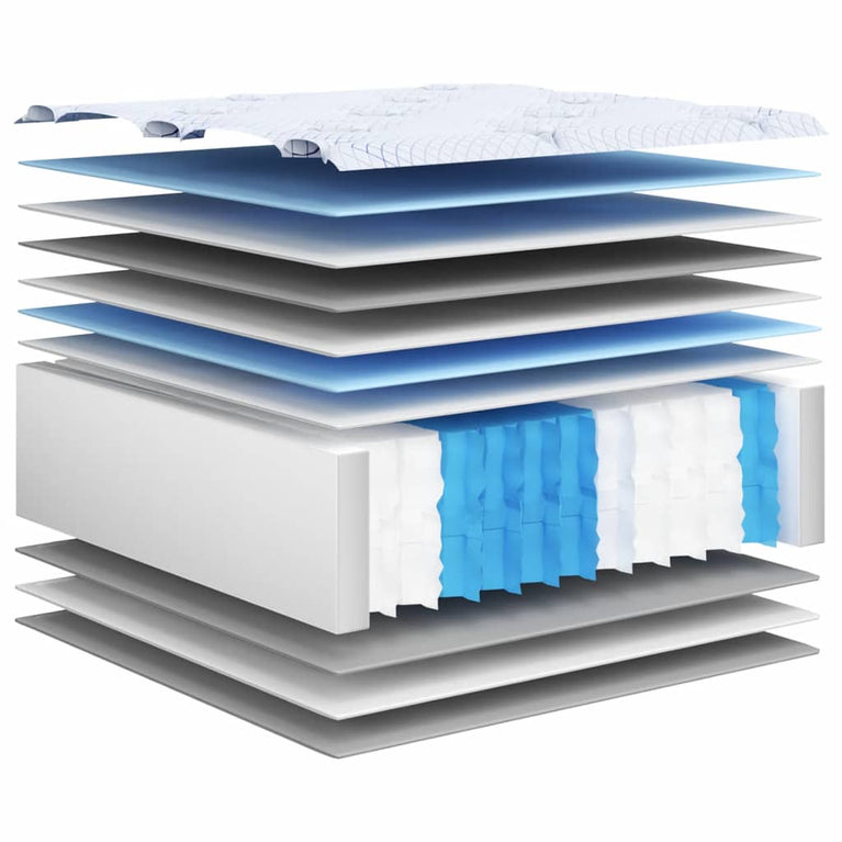 Pocketveringmatras middelhard-plus 180x200 cm