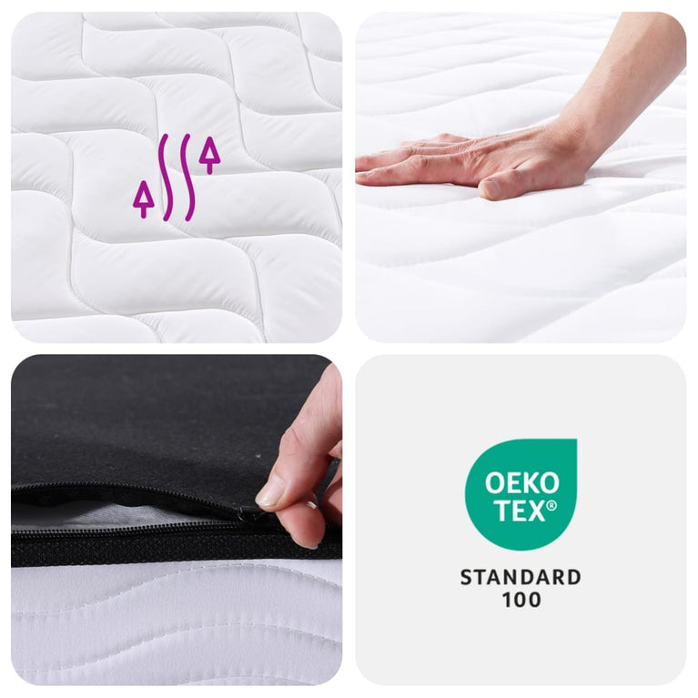 Binnenveringmatras middelhard 200x200 cm King Size