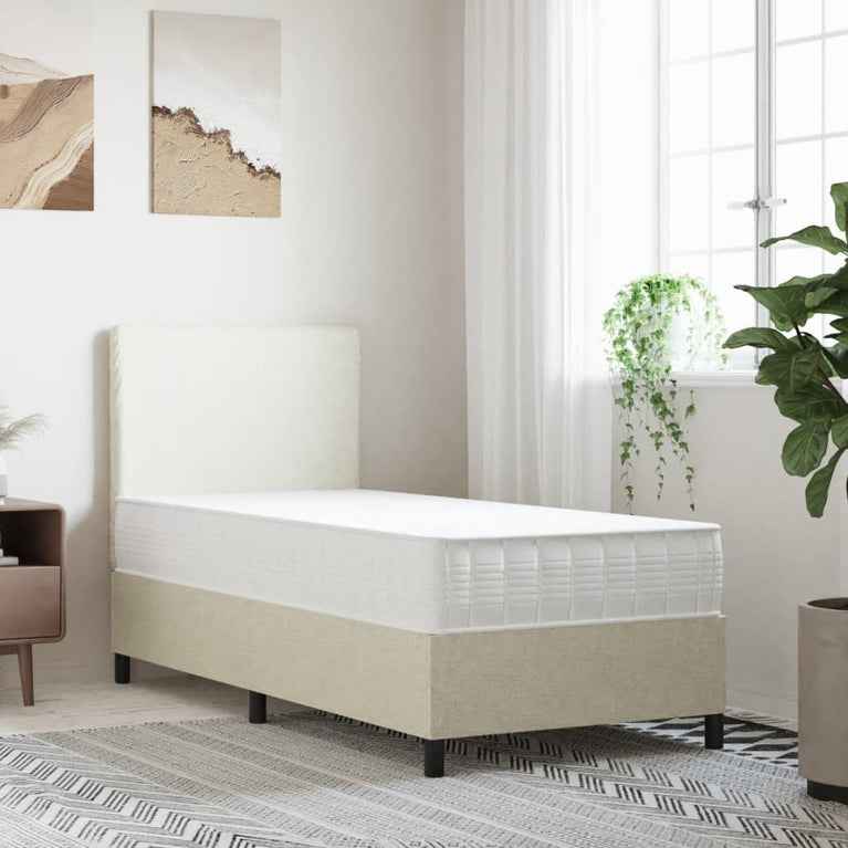 Pocketveringmatras middelhard-hard 90x190 cm Single Size