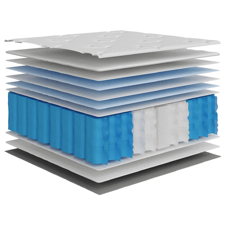 Pocketveringmatras middelhard-plus 90x200 cm
