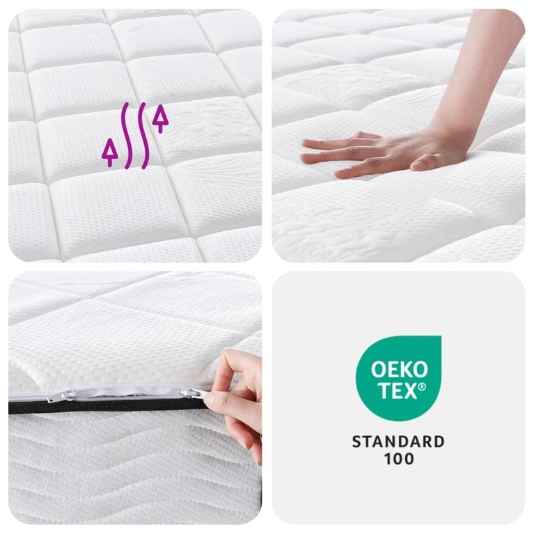 Pocketveringmatras middelhard-plus 90x200 cm