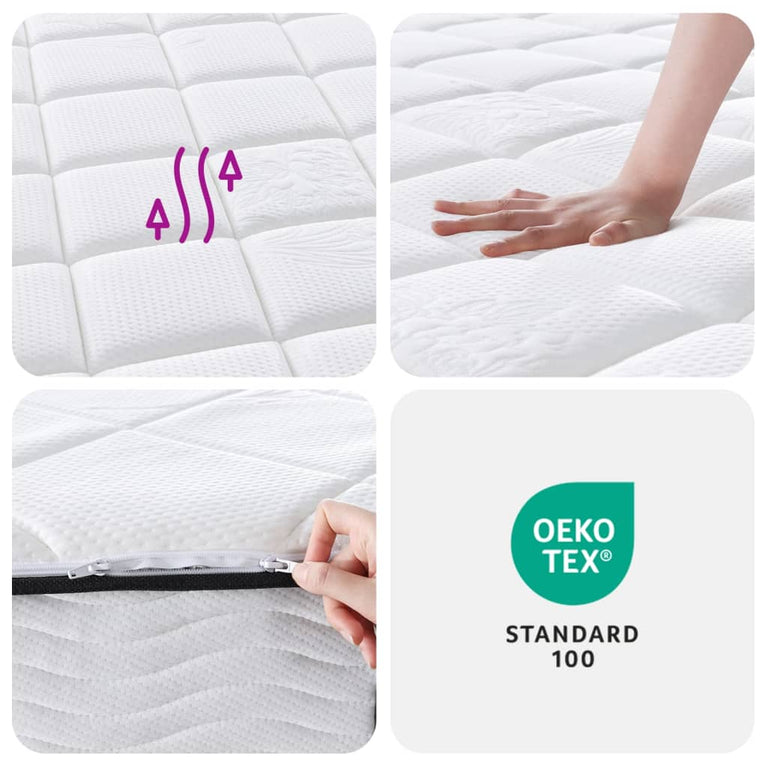 Pocketveringmatras middelhard-plus 100x220 cm