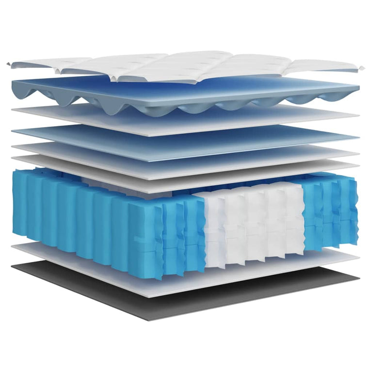 Pocketveringmatras middelhard-hard 90x200 cm