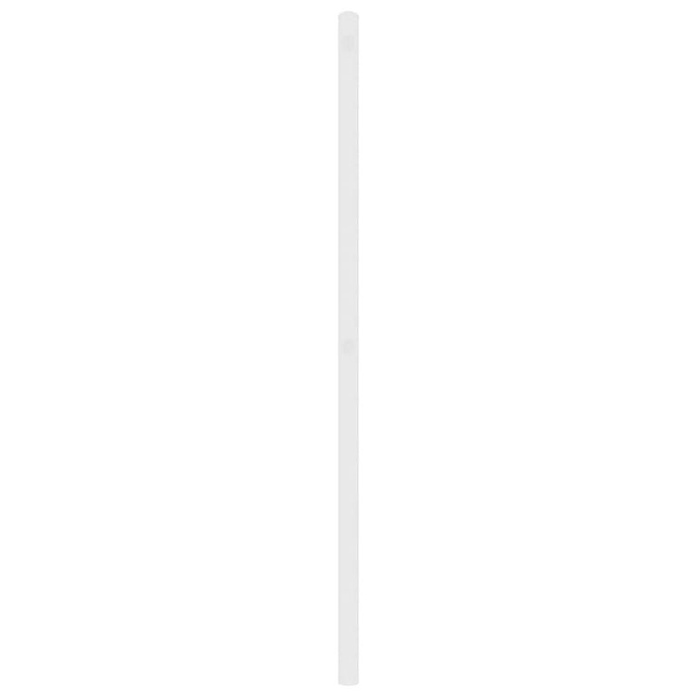 Hoofdbord 135 cm metaal wit