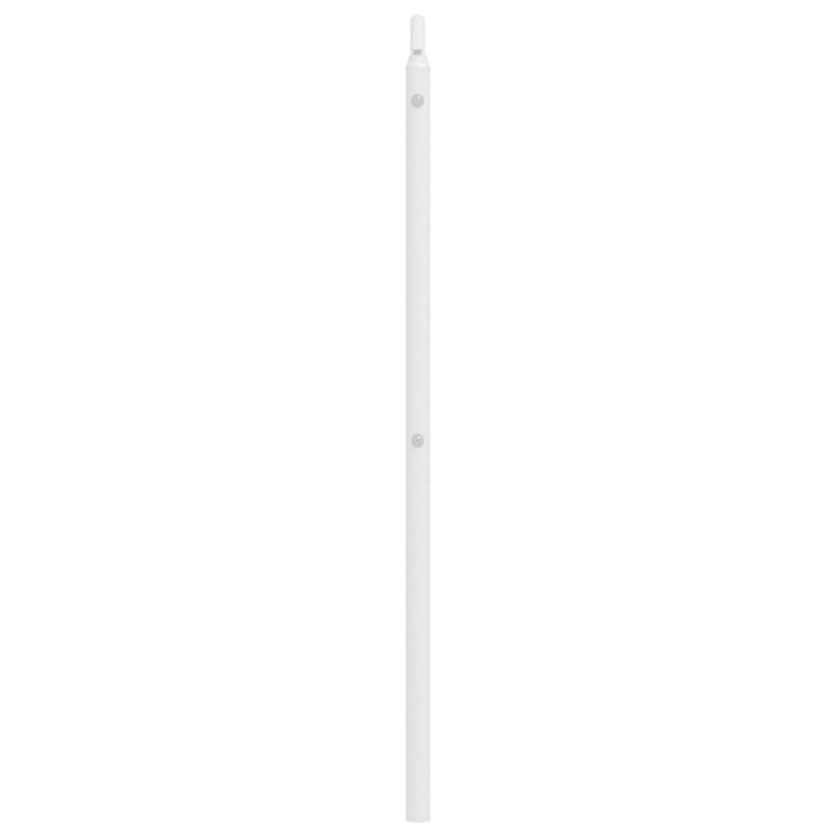 Hoofdbord 135 cm metaal wit