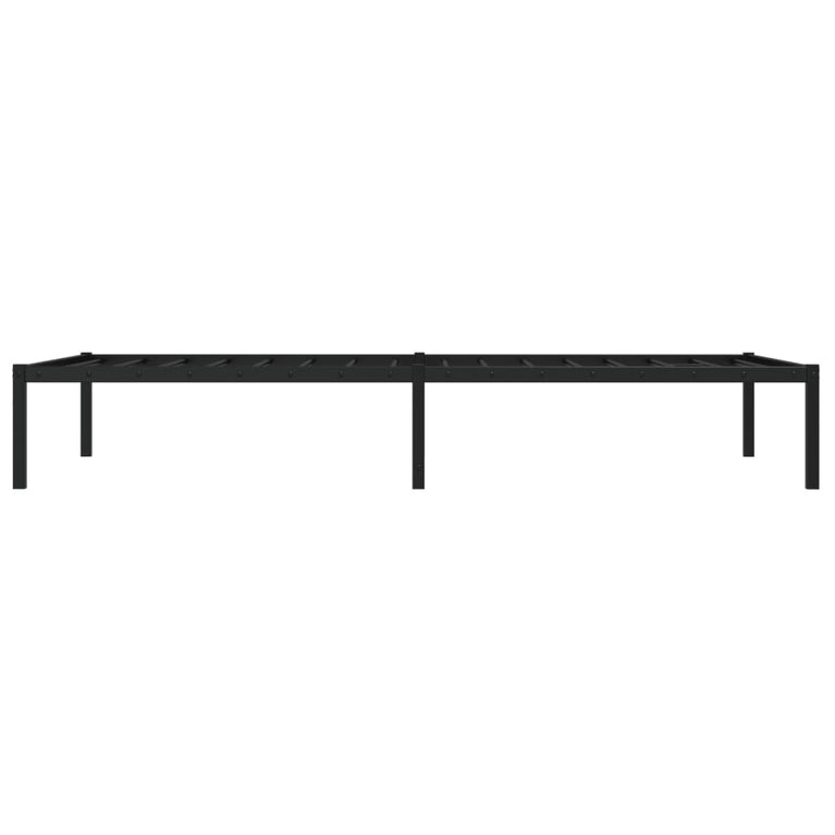 Bedframe metaal zwart 100x190 cm
