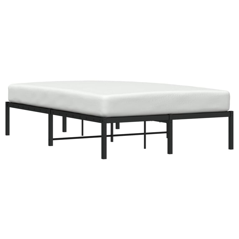 Bedframe metaal zwart 120x190 cm
