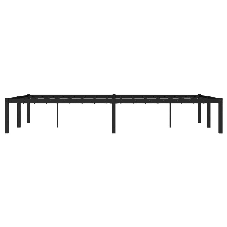 Bedframe metaal zwart 120x190 cm