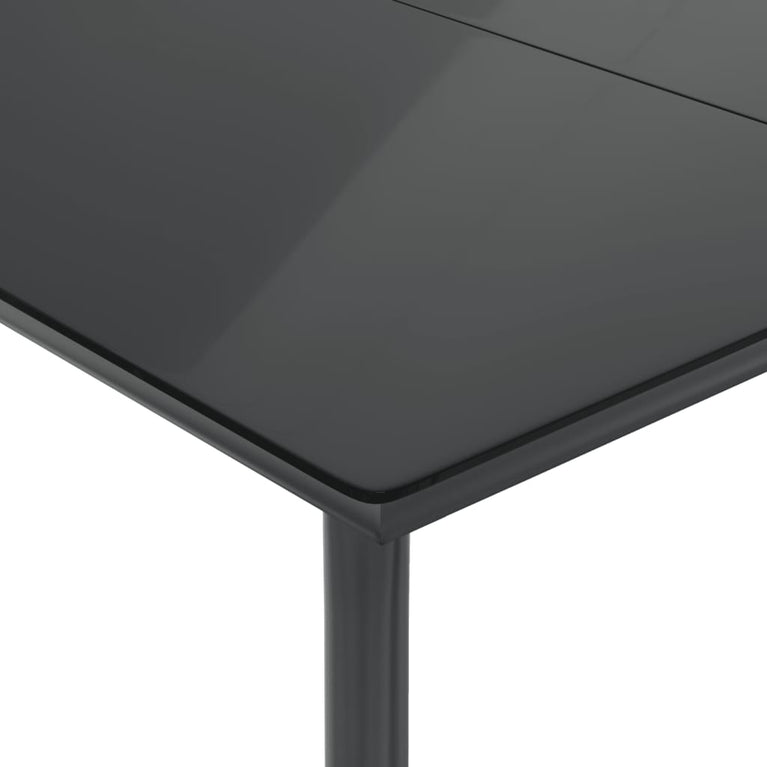 7-delige Tuinset met kussens poly rattan grijs