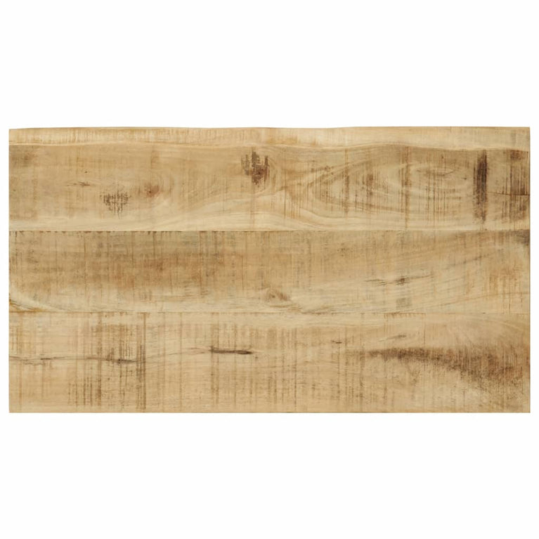 Tafeltjesset 3 st met natuurlijke rand massief mangohout