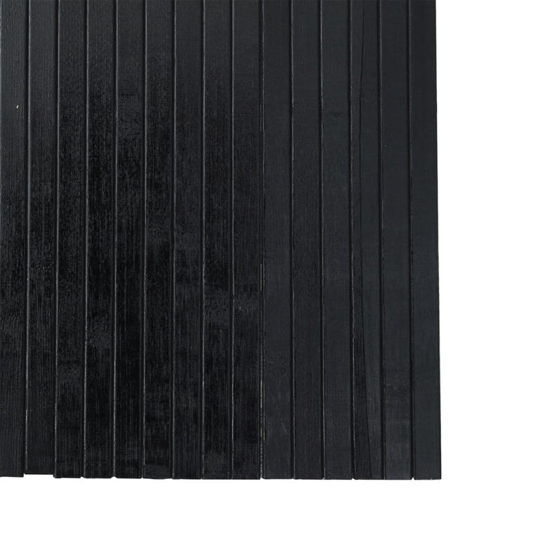Kamerscherm 165x400 cm bamboe zwart