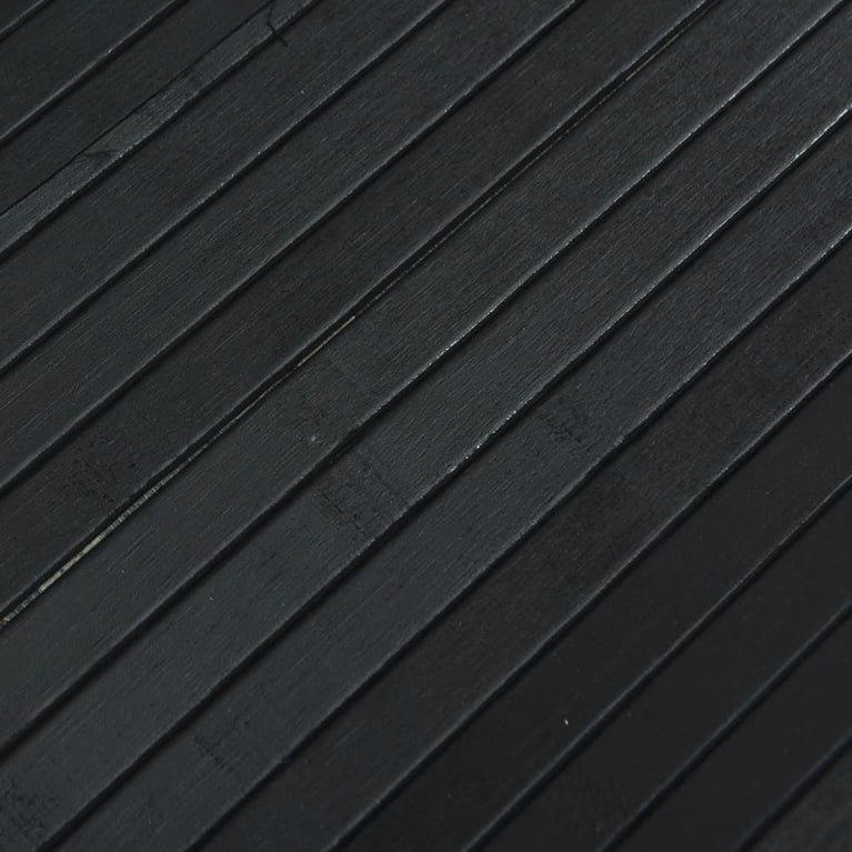 Kamerscherm 165x400 cm bamboe zwart
