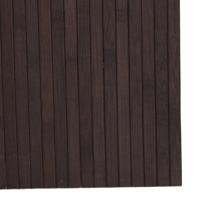 Kamerscherm 165x400 cm bamboe donkerbruin