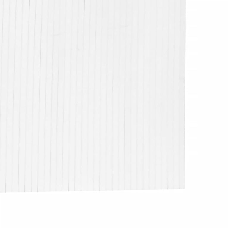 Kamerscherm 165x400 cm bamboe wit