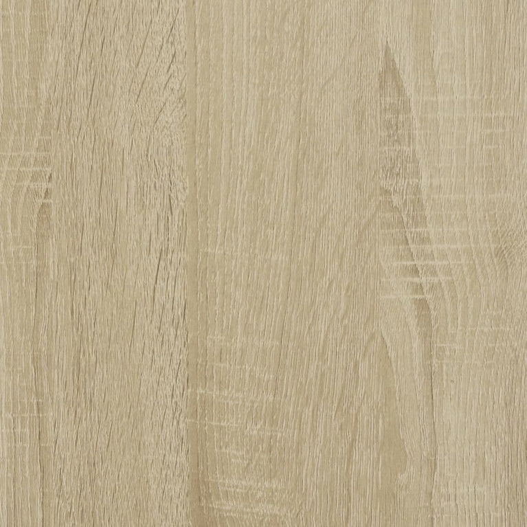 Salontafel met wielen 91x55x34 cm bewerkt hout sonoma eiken