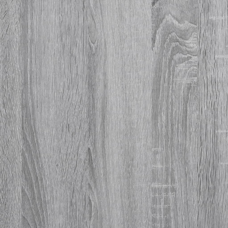 Salontafel met wielen 91x55x34 cm bewerkt hout grijs sonoma