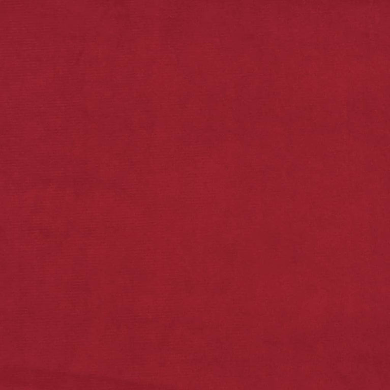 Slaapbank 2-zits fluweel wijnrood