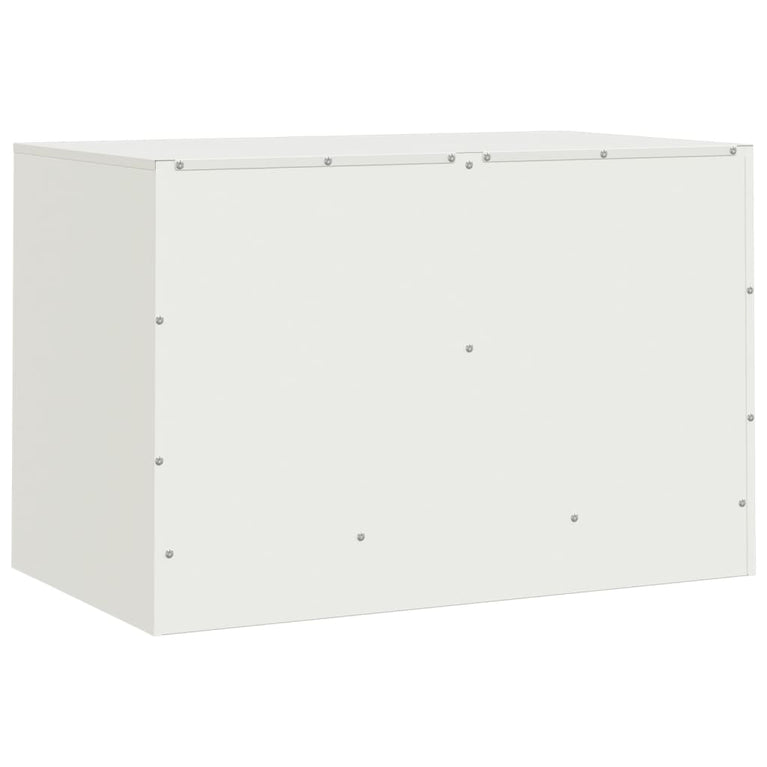 Tv-meubel 67x39x44 cm staal wit
