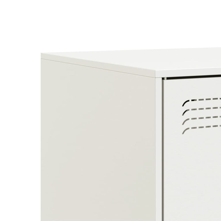Tv-meubel 67x39x44 cm staal wit