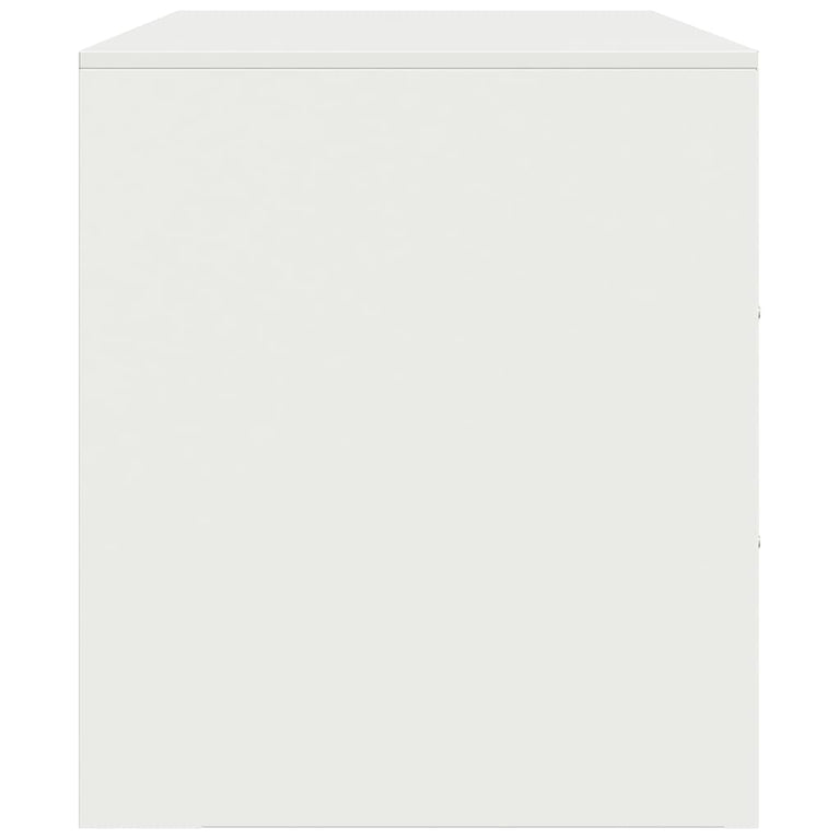 Tv-meubel 99x39x44 cm staal wit