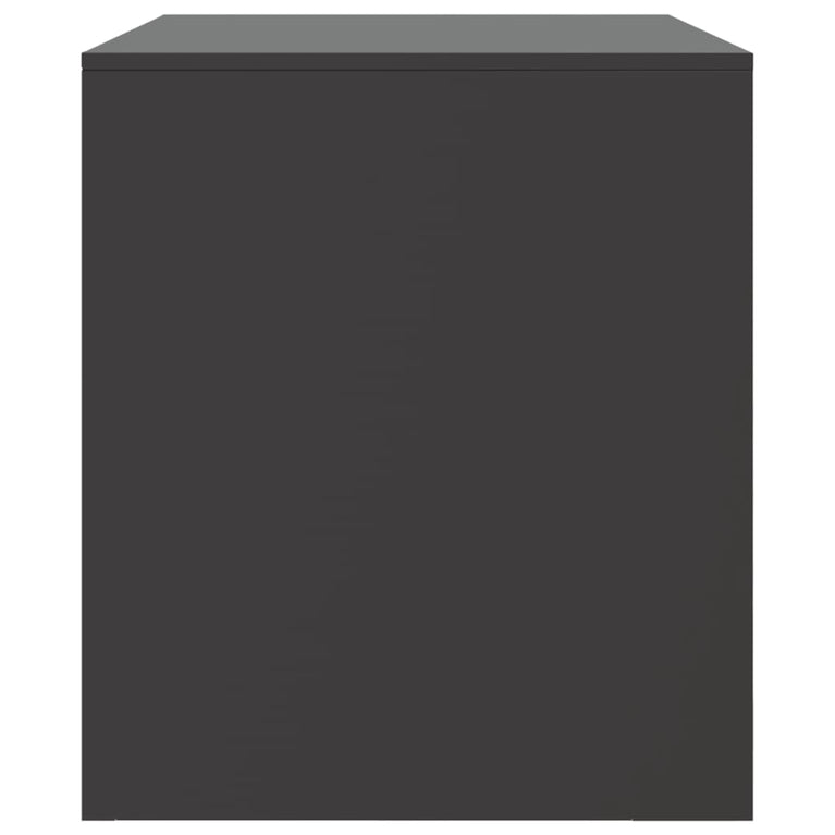 Tv-meubel 67x39x44 cm staal zwart