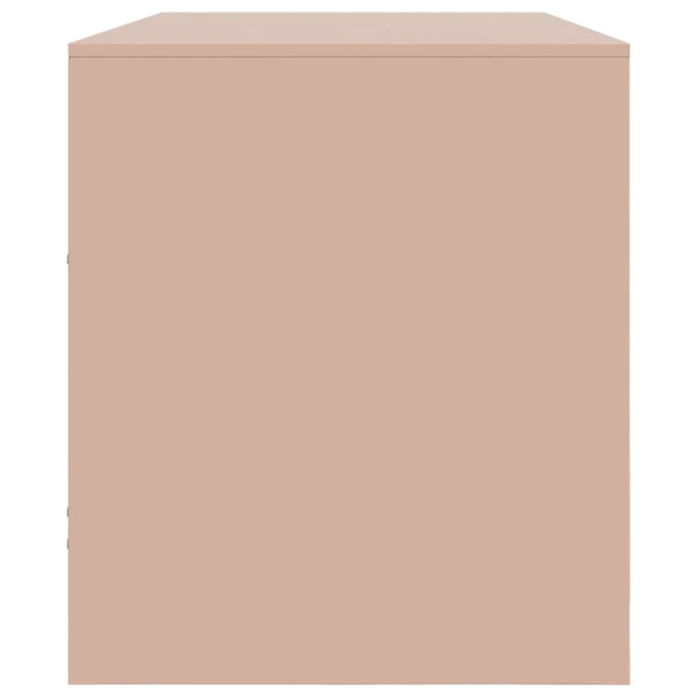 Tv-meubel 99x39x44 cm staal roze