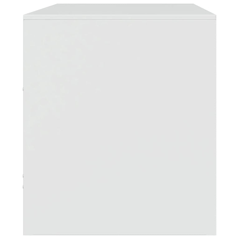 Tv-meubel 67x39x44 cm staal wit