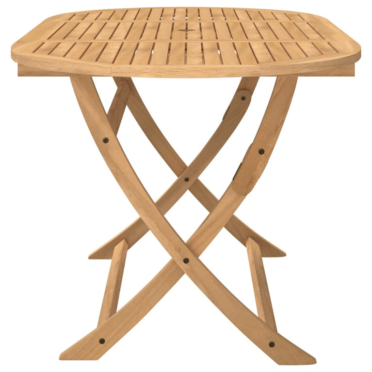 Tuintafel inklapbaar 160x85x75 cm massief acaciahout
