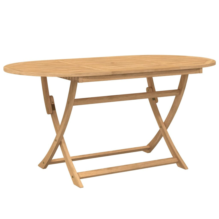 Tuintafel inklapbaar 160x85x75 cm massief acaciahout