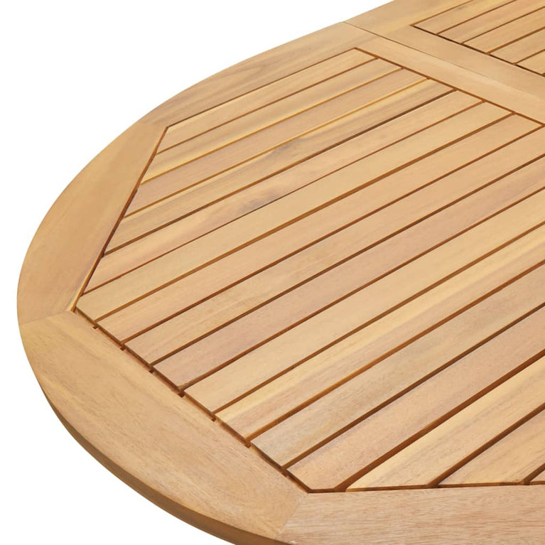 Tuintafel inklapbaar 160x85x75 cm massief acaciahout