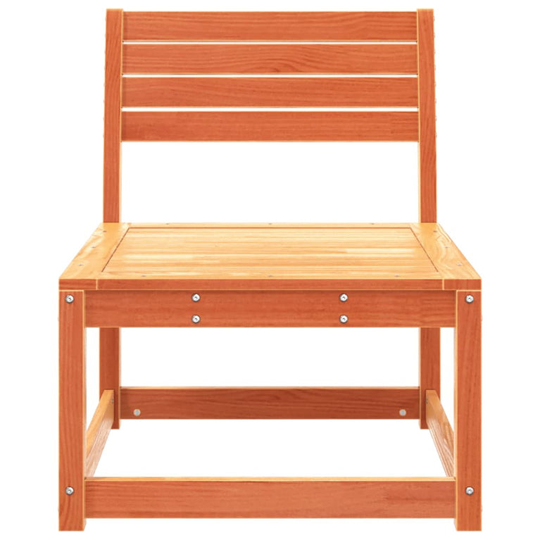 Tuinbank massief grenenhout wasbruin