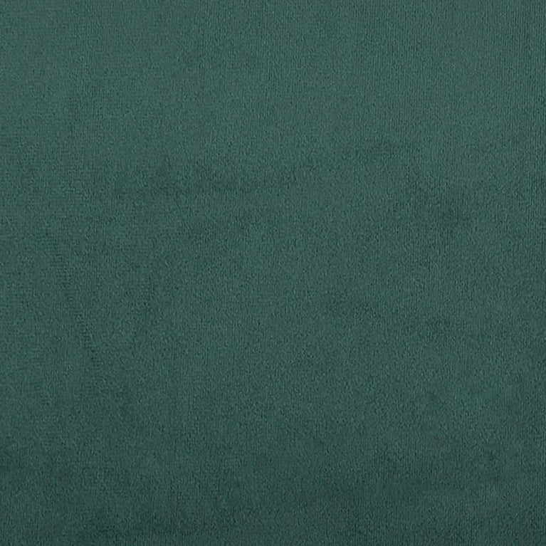 Slaapbank 2-zits met voetenbank fluweel donkergroen