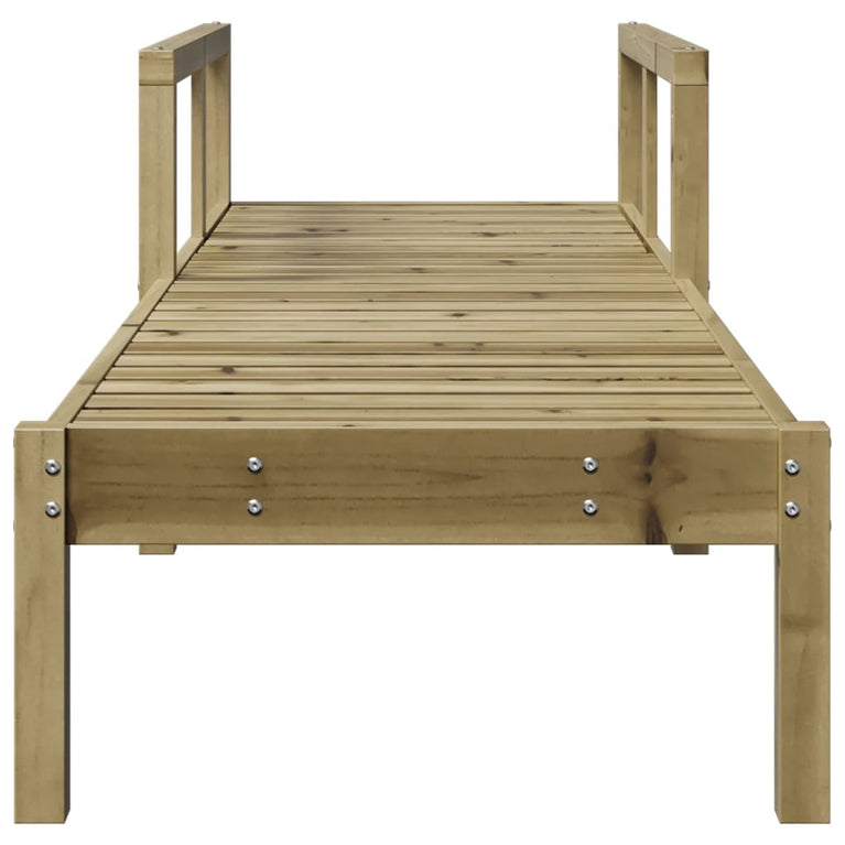 Ligstoel 199,5x62x55 cm geïmpregneerd grenenhout