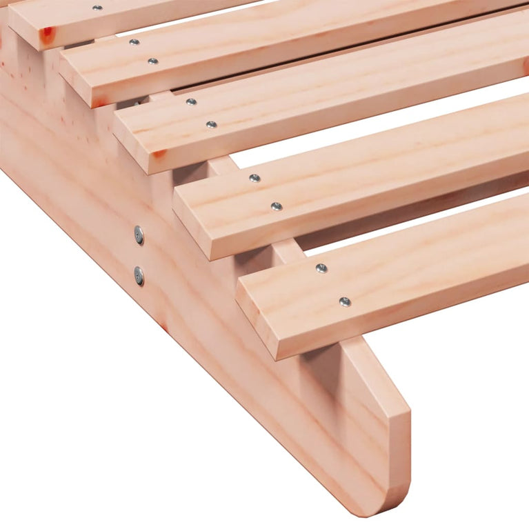 Ligbed 205x60x31,5 cm massief douglashout