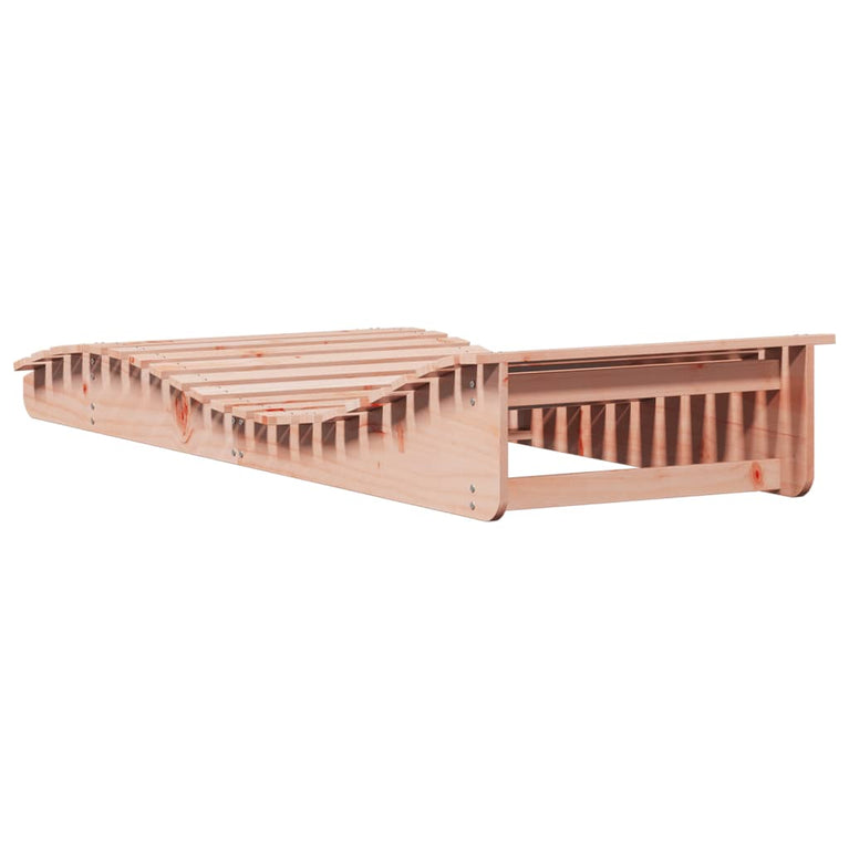 Ligbed 205x80x31,5 cm massief douglashout