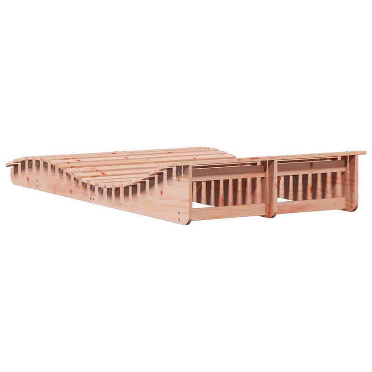 Ligbed 205x110x31,5 cm massief douglashout