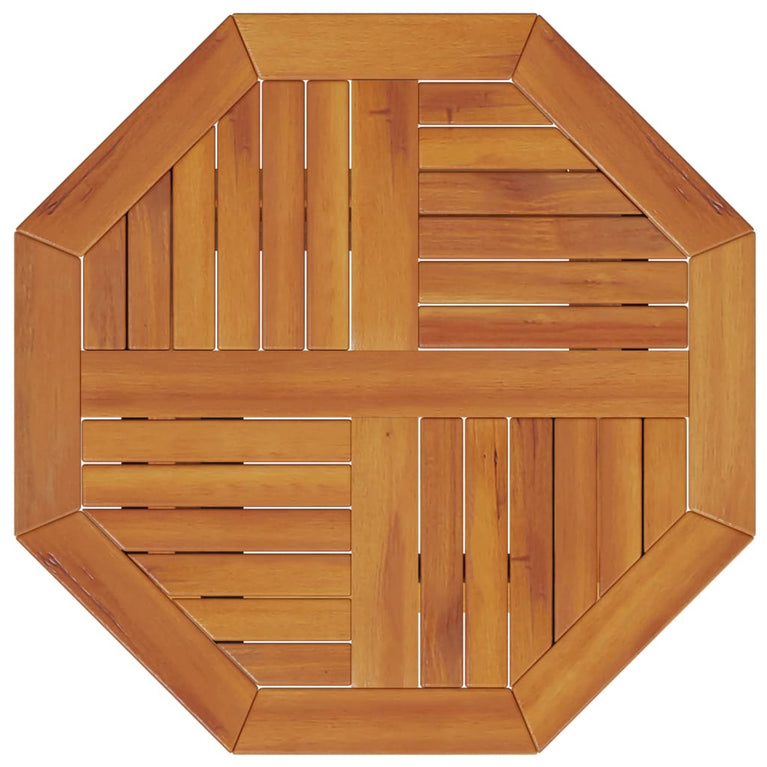 Tuintafel inklapbaar Ø60x75 cm massief acaciahout