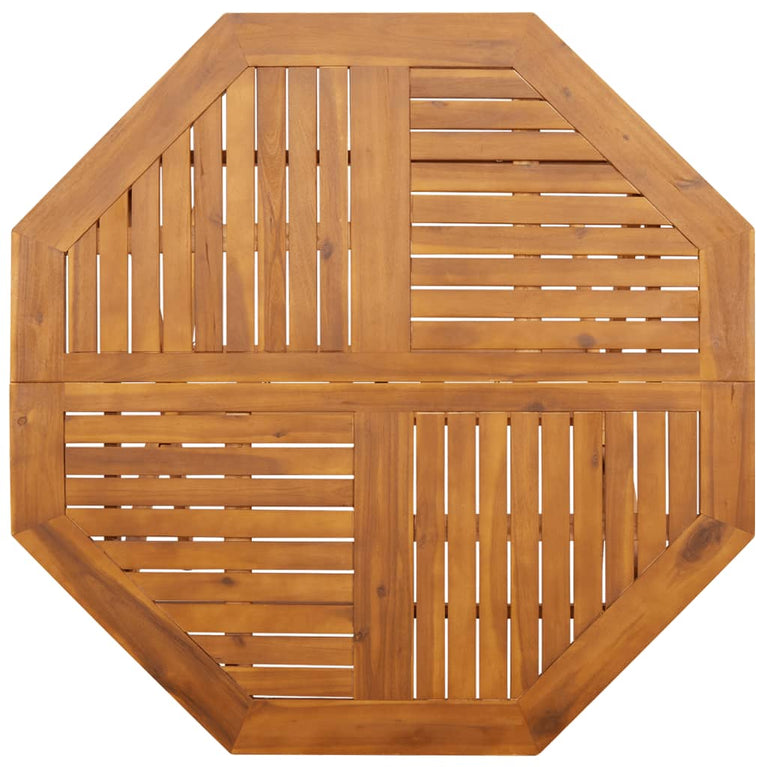 Tuintafel inklapbaar Ø110x75 cm massief acaciahout