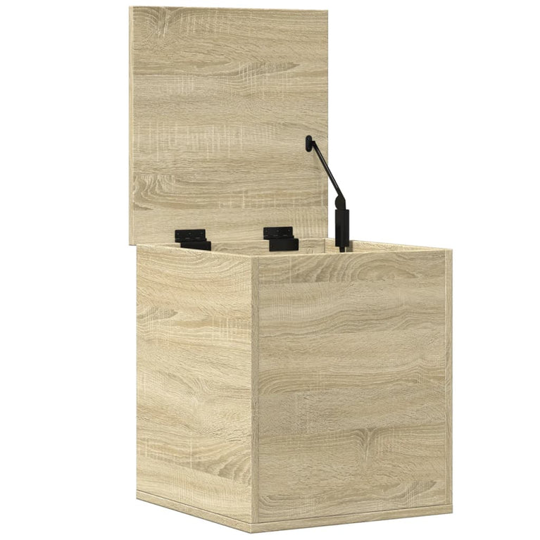Opbergbox 40x42x46 cm bewerkt hout sonoma eikenkleurig