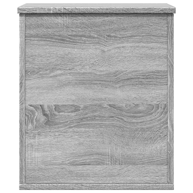 Opbergbox 40x42x46 cm bewerkt hout grijs sonoma eikenkleurig