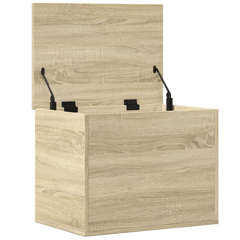 Opbergbox 60x42x46 cm bewerkt hout sonoma eikenkleurig