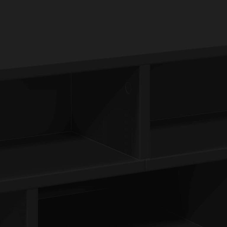 Salontafel 70x70x29 cm bewerkt hout zwart