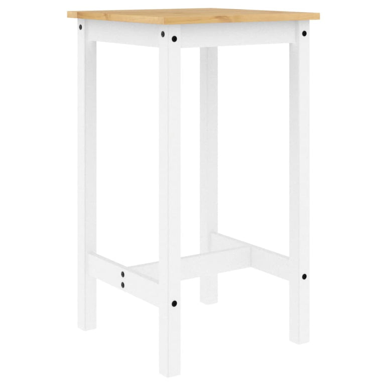 3-delige Barset massief grenenhout wit