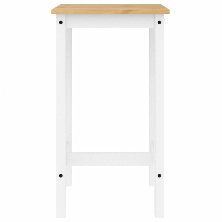 3-delige Barset massief grenenhout wit