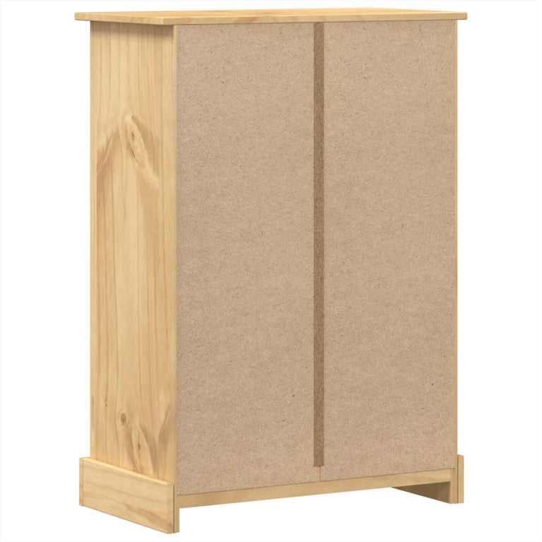 Ladekast Corona 80x43x114 cm massief grenenhout