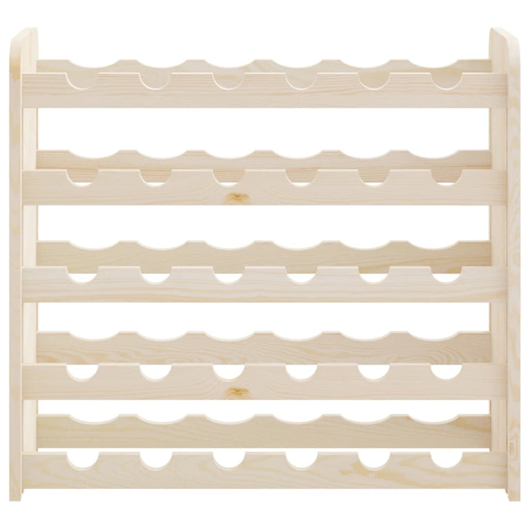 Wijnrek 67,5x25x60 cm massief grenenhout