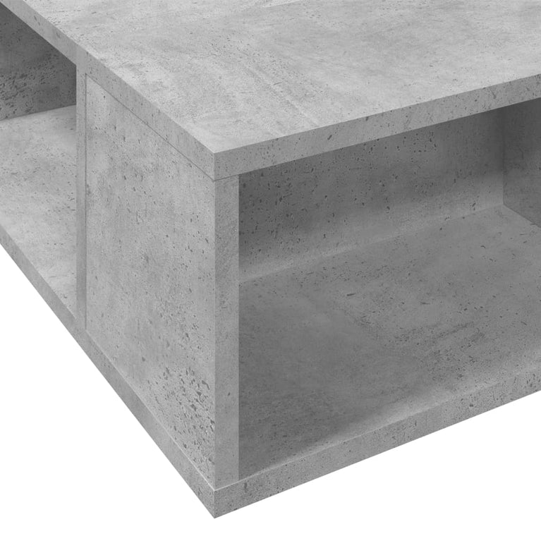 Bedframe bewerkt hout betongrijs 150x200 cm