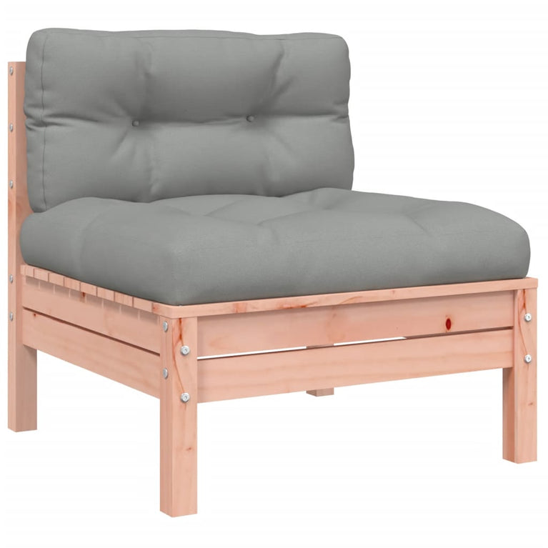3-delige Loungeset met kussens massief douglas vurenhout