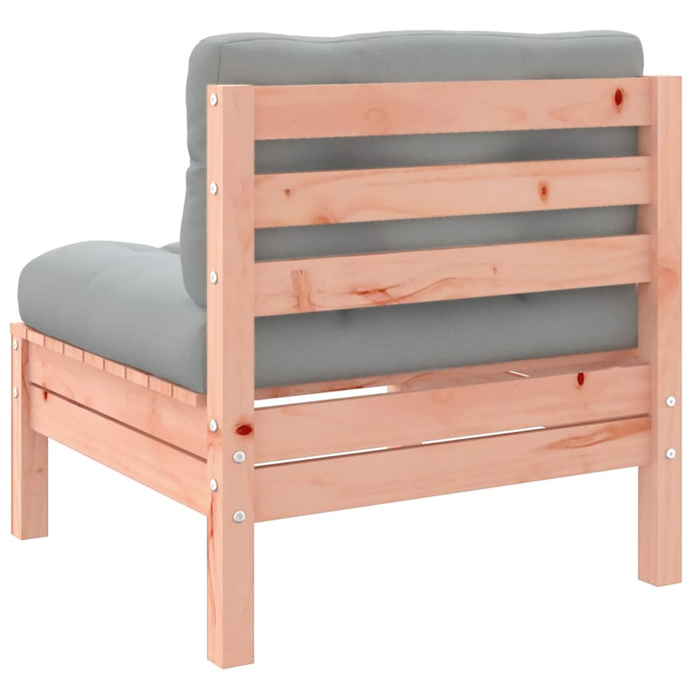 3-delige Loungeset met kussens massief douglas vurenhout