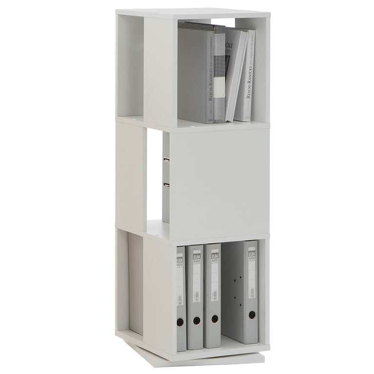 FMD Draaikast open ontwerp 34x34x108 cm wit
